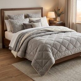 Trapunta Matrimoniale Double Face Fantasia Vintage [OFFERTA]